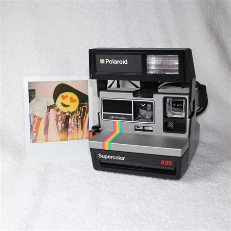 Polaroid 600 Supercolor 635 Lm Program Tested And Working Silver