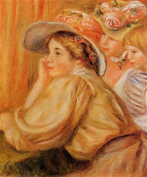 Coco And Two Servants 1910 Pierre Auguste Renoir