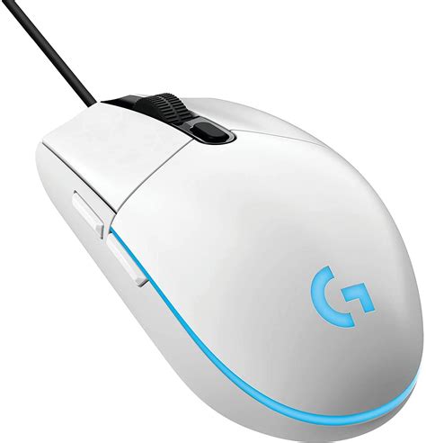 Logitech G203 Rgb Lightsync Wired Mouse White Cute Gaming Decor
