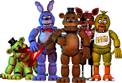 Download Clip Art Transparent Fnaf Transparent 1character Five Nights