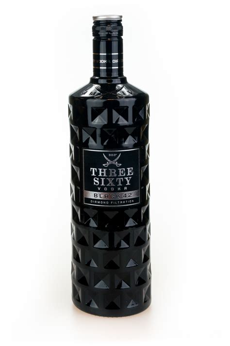 Three Sixty Vodka Black Diamond Liter Vol Conalco Spirituosen