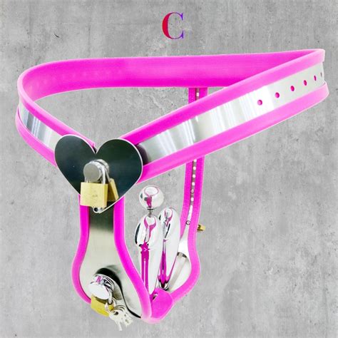 Heart Shaped Chastity Lock Stainless Steel Chastity Pants Iron Etsy