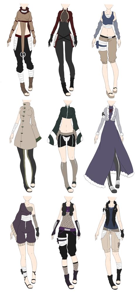 Naruto Outfit Adoptables 2 Closed On