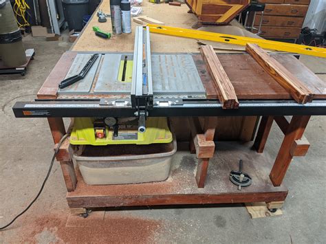 I Built This Table And Added This Delta Fence To This Ryobi Table Saw