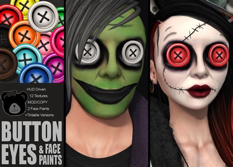 Second Life Marketplace Action Button Eyes And Face Paints