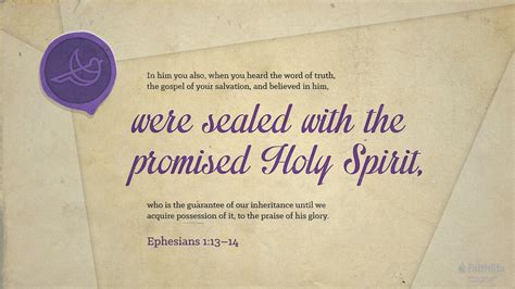 Sealed by the Spirit - Linda's Bible Study