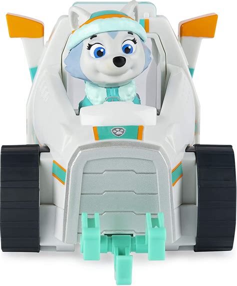 Paw Patrol Everests Snow Plow Vehicle With Collectible Figure