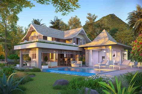 Spacious Five Bedroom Villa With Infinity Pool Mauritius Luxury Homes Mansions For Sale