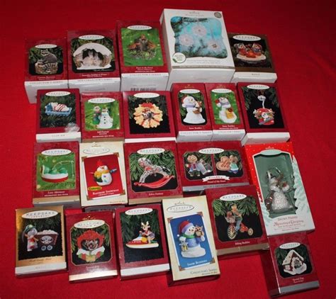 22 Hallmark Ornament Lot Includes All Pictured Many Current Series