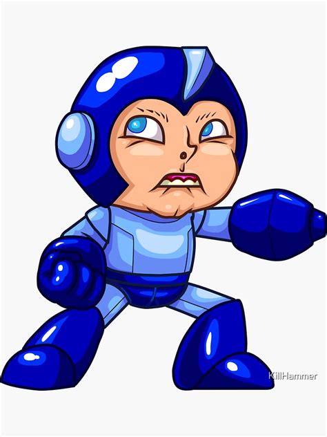 Mega Man Sticker By Killhammer Redbubble