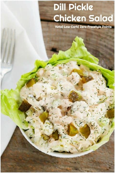 Maybe you would like to learn more about one of these? Dill Pickle Chicken Salad- Keto, Low Carb, ZERO Weight ...