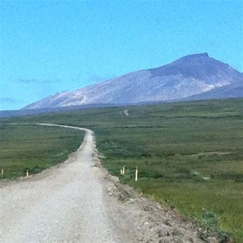 Nome Alaska This Is The Only Road~ All Of This Land Is Tundra Can