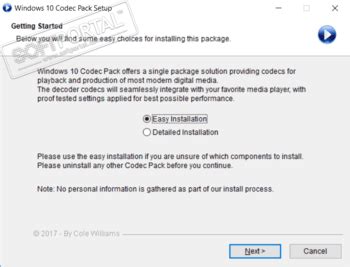 A codec is a piece of software on either a device or computer capable of encoding and/or decoding video and/or audio data from files, streams and broadcasts. Windows 10 Codec Pack - скачать бесплатно Windows 10 Codec ...