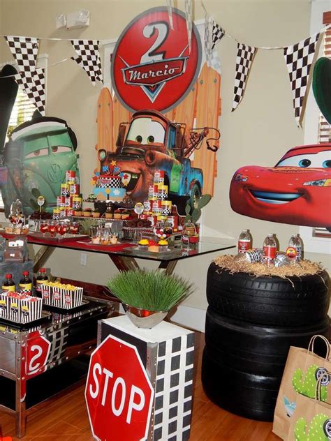 Disney Pixar Car Theme Birthday Party Birthday Party Ideas Photo 6 Of