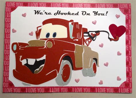 disney cars valentine card using the cricut made by melanie ott valentines cards disney