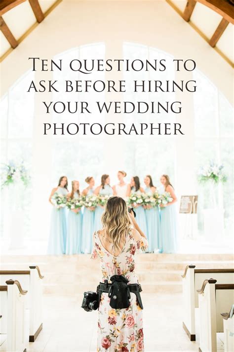 Ten Questions To Ask Before Hiring A Wedding Photographer Artofit