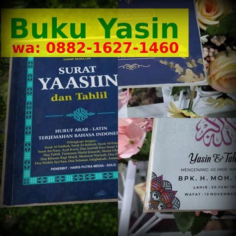 Contoh Susunan Buku Yasin – Ô882.1ճ2ᜪ.1ԿճÔ [wa] Grosir Buku Yasin Diskon