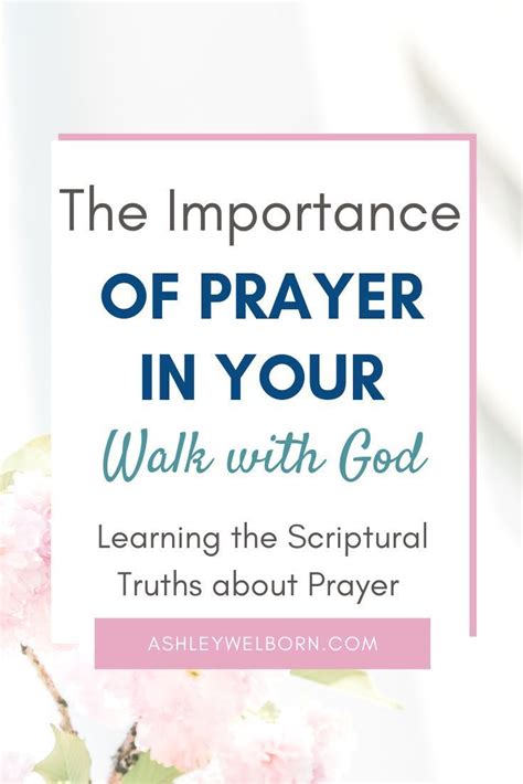 The Importance Of Prayer Importance Of Prayer Prayers Prayer