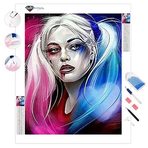Harley Quinn Art Diamond Painting Diamondpaintingpro
