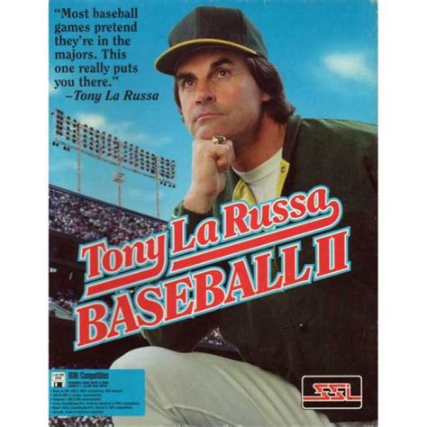 Tony La Russa Baseball Video Games Baseball Life
