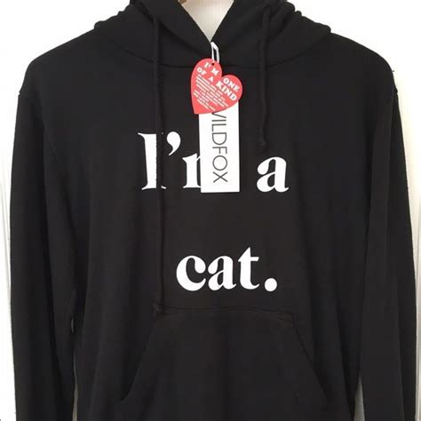 Wildfox Im A Cat Hoodie Nwt Nwt One Of A Kind Tag Soft Cute And
