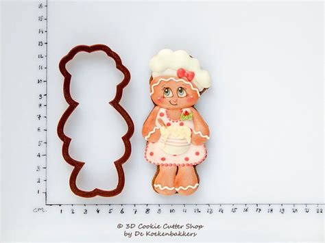 Gingerbread Girl Cookie Cutter Etsy