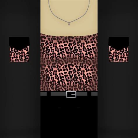 Leopard Pink Top Aesthetic Roblox Shirt Hoodie Roblox Roblox T Shirts