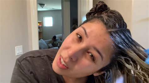 first time dying my own hair youtube
