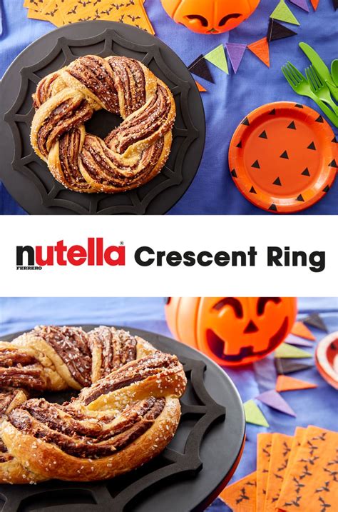 Nutella Crescent Ring Nutella Recipes Easy Snack Recipes Delicious