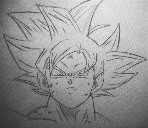 10 Goku Dibujo A Lapiz