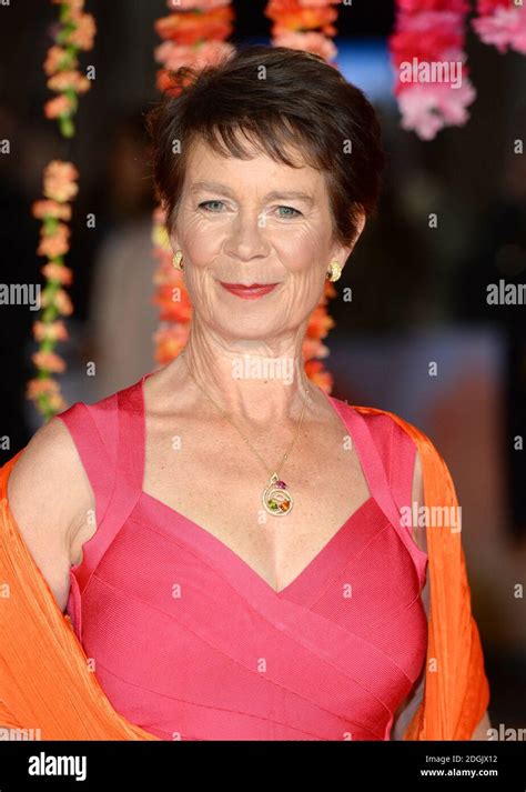 Celia Imrie Attending The Uk Film Premiere Of The Second Best Exotic Marigold Hotel Held At The