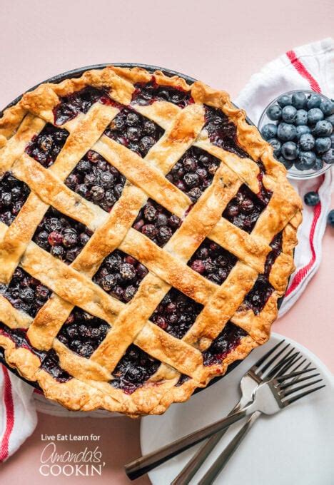 blueberry pie recipe amanda s cookin pies and tarts