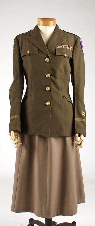 Material Culture Monday Women S Army Corps Uniforms At The Met Fashion Wwii Women Women S