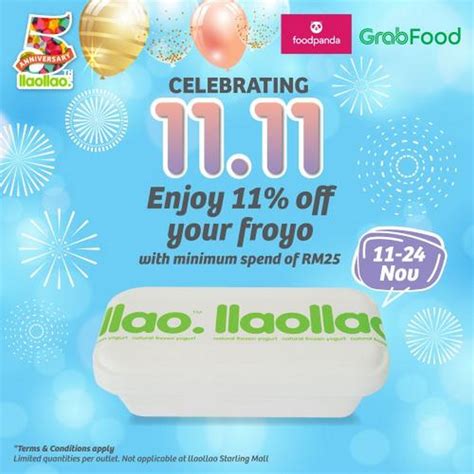No 1 spanish natural yoghurt in europe and asia. 11-24 Nov 2020: llaollao 11.11 Promotion at FoodPanda ...