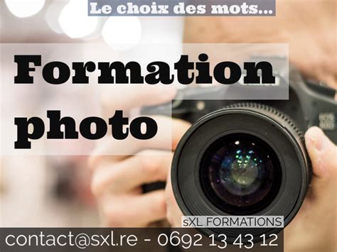 Formation Photographie Pro Sxl Formations