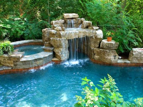 Grotto Pool Landscaping Swimming Pools Backyard Backyard Pool