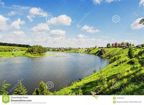 Beautiful Rural Summer Landscape Stock Image Image Of Rural Land