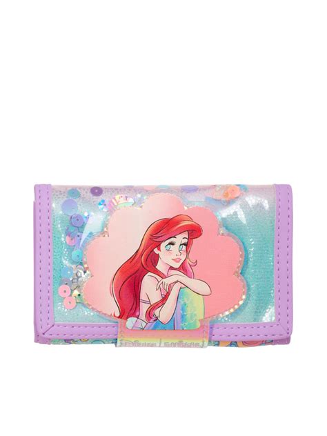 Smiggle Disney Princess Ariel Character Wallet 444129pu Lilac Central