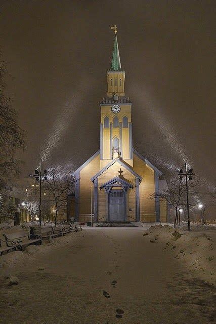 Architecturia Tromso Norway Phot Lovely Art Church Steeple