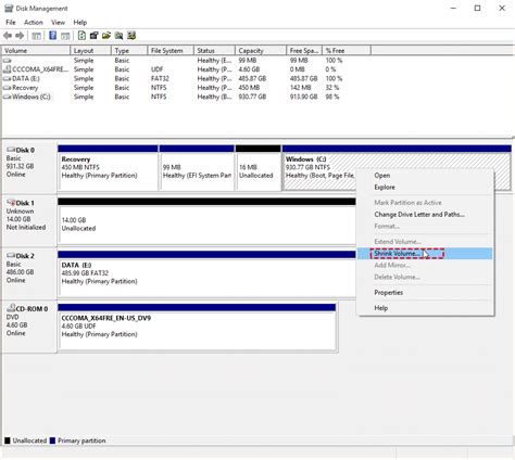 How To Use Disk Management On Windows 11 To Shrink Volume