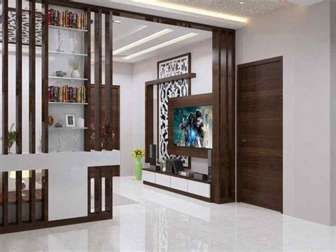 Wooden Partition Walls For Living Room To Design The Ideal Space