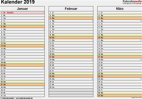 Hier gibt es kostenlose ausmalbilder mit tiermotiven. Kalendarium 2019 Vorlage Angenehm Kalender 2019 Zum ...