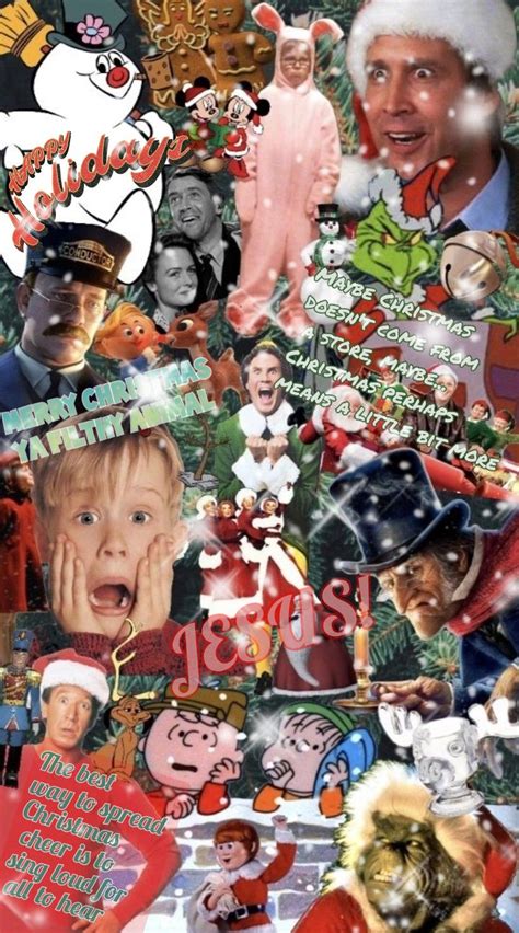 Christmas Wallpaper Collage Movies