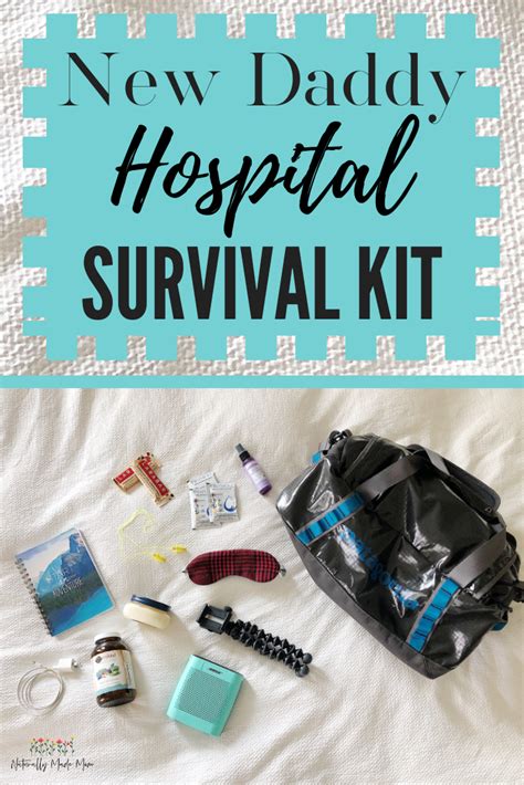 When sharing advice for new dads upon leaving the hospital, there was one other group of people that we found it important to ask — new moms. New Daddy Survival Kit - Hospital Bag Checklist for Dad ...