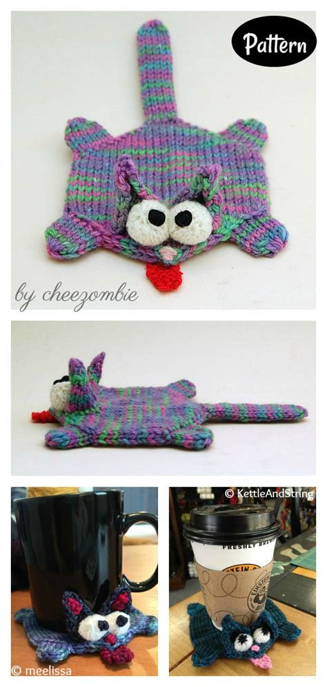 Knitting charts patterns design hama beads 53 super ideas. 5 Fun Animal Coaster Free Knitting Pattern and Paid
