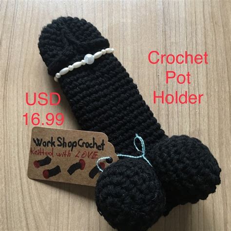 crochet penis pattern etsy