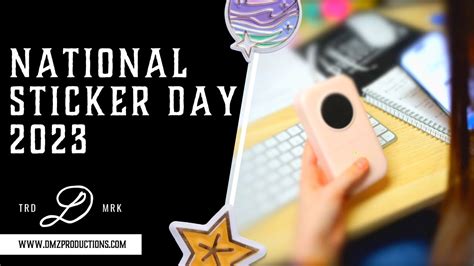 Happy National Sticker Day 2023 Nationalstickerday Youtube