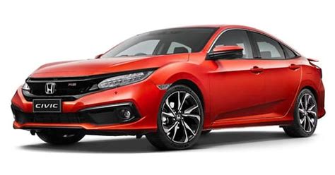 Honda Civic 10th Gen Sedan Rs 2016 2022 Au