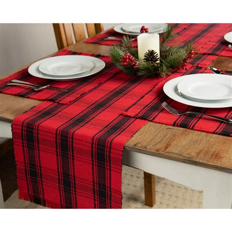 Holiday Time Holiday 5 Piece Dining Set Table Runner And Placemats