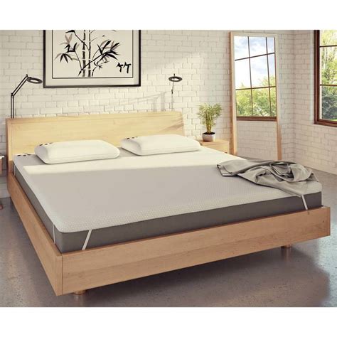 Quality bamboo memory foam mattress topper size available single double king. Panda Memory Foam Bamboo Mattress Topper, King | Costco UK